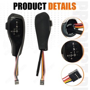 Palanca de Cambios Automática para BMW E39 E53, Cabeza Pequeña, Larga, de Plástico Negro Puro, Ergonómica - Product Image 4