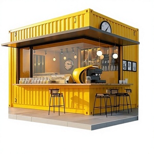 HangKangCM Quiosco Contenedor Certificado por la CE de la UE, Tienda Exterior, Sala Móvil para Celebridades de Internet en Calle Comercial, Caseta de Aperitivos para Lugares Turísticos - Product Image 1