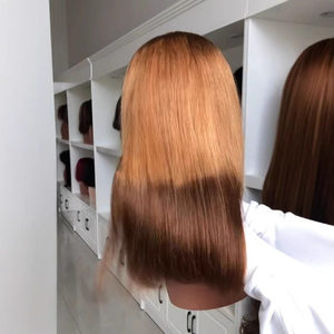 Peluca de Cabello Humano Liso con Encaje Frontal 13*4, <span class=keywords><strong>Corte</strong></span> <span class=keywords><strong>BOB</strong></span>, Opciones Multicolor - Product Image 4