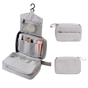 Sac de toilette en polyester de haute qualité, nouveau design personnalisé, fermeture éclair tendance, étanche, trousse de maquillage cosmétique, <span class=keywords><strong>serviette</strong></span> - Product Image 5