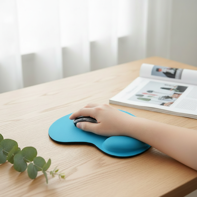 OEM Ergonomic Gel Wrist Support Mouse Pad for Office Non-Slip Base Comfortable Cartoon Design Mousepad for Computer and Laptop