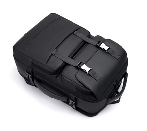 Biểu tượng tùy chỉnh mới mở rộng 17.3 inch máy tính xách tay Ba lô không thấm nước ngoài trời USB Tính năng dây kéo đóng cửa lót Polyester - Product Image 3