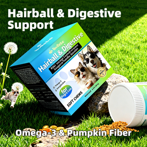 Granuli Premium per il Supporto Immunitario di Cani e Gatti - Assorbimento Rapido e Sicuro con <span class=keywords><strong>Omega</strong></span>-3 e Integratore di Fibre di Zucca - Disponibile OEM/ODM - Product Image 2