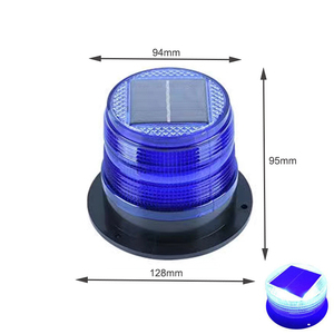 Luz de Advertencia Magnética Solar IP65, Luz Estroboscópica para Automóvil, Camión, Vehículo, Luz de Advertencia Ámbar, Señal de Emergencia con Sensor Automático - Product Image 4
