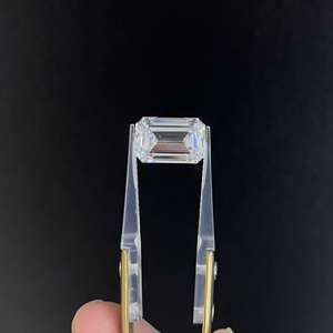 Diamanti Sintetici Bianchi CVD EF VVS VS Taglio Smeraldo per Gioielleria, Vendita all'Ingrosso - Product Image 1