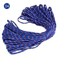 Vente en gros 4mm corde de parachute en nylon tressé 7 brins 100m cordon de survie porte-clés 550lbs camping en plein air escalade accessoires sacs