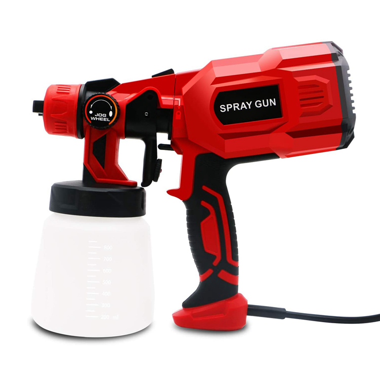 110V 220V 240V 550W высокая мощность Электрический живопись опрыскиватель 800 мл с контролем потока HVLP, Малый бытовый Электрический баллон с краской распылительный пистолет