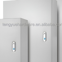 Boîte de distribution d'armoire de panneau de service électrique avec l'acier inoxydable IP66 de panneau de disjoncteur évalué 380V 125A 12 prises