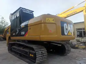 Excavadora de tamaño mediano usada, Caterpillar, 20 toneladas, excavadora de segunda mano usada Cat 320d 320d2, pala para máquina de movimiento de tierra