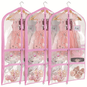 Bolsa para Trajes con Bolsillos, para Vestidos de Novia, Disfraces de Danza, Ropa Deportiva y Gimnasia, para Niñas - Product Image 5