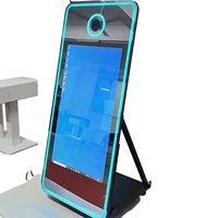 Machine Photobooth Miroir Magique Interactif à Écran Tactile pour Mariages, Événements et Location – Caméra IA avec Partage Social