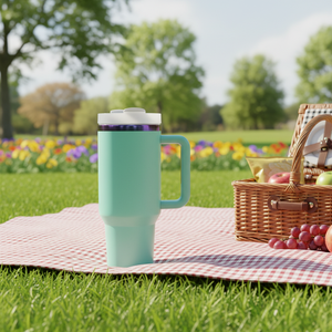 Tazas Holográficas Grabadas con Láser de 40 oz, Vasos con Aislamiento de Doble Pared y Recubrimiento en Polvo para Grabado Láser - Product Image 2