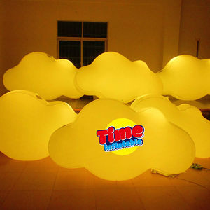 Globos Inflables Personalizados de PVC Impermeable, Decoración Colgante de Nubes con Iluminación LED, Globo Digital para Publicidad Exterior Pequeño - Product Image 1