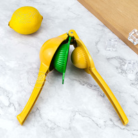 Eenvoudig te gebruiken, voedselveilige, professionele, draagbare keukenhulpjes, sinaasappel- en limoenpers, stevige metalen handmatige citruspers, citroenpers