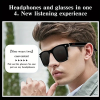 Lunettes Intelligentes SENBONO E13 avec Traduction IA, Lunettes de Soleil Sans Fil Bluetooth, Assistant Vocal, Étanches pour Sports de Plein Air, Appels Mains Libres