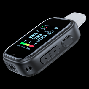ミニサイズの新しいアップグレードされたアルコールテスター高精度LEDカラースクリーンアルコール検知器（吊り下げ穴付き） - Product Image 3