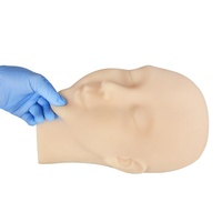 Modèle de tête multifonctionnel-pour la pratique de l'injection, le maquillage de beauté et le massage d'acupression