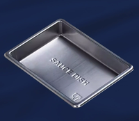 Offre Spéciale – Plat à Sauce Rectangulaire Jetable en PET de Qualité Alimentaire, Style Simple, Épaisseur 0,45 mm, Idéal pour Restaurants, Hôtels, Fêtes, Huile d'Olive