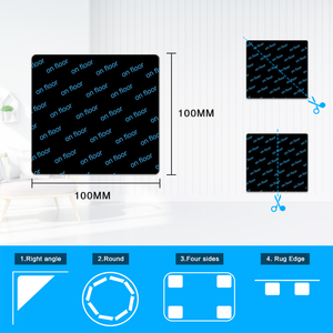 Bande adhésive antidérapante réutilisable en PU pour tapis, double face, lavable, pour tapis et moquettes - Product Image 5
