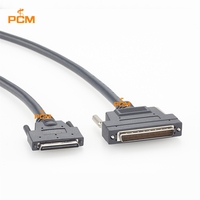 Kabel SCSI HPDB68 Male ke VHDCI68 Male 68 Pin MDR ke SDR untuk Kartu Akuisisi Camera Link Frame Grabber, VHDCI68 ke HPDB68