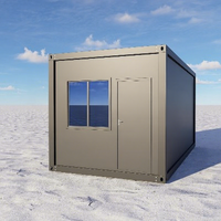 Maison conteneur habitable démontable pour glamping, cabane de vacances préfabriquée, chambre d'hôtes extérieure