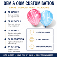 Lot de ballons en latex agate en gros CE/EN71/BSCI/CPC - Incluant 10 ballons de 12 pouces pour mariages, anniversaires et fêtes