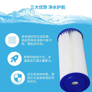 Cartucho de Filtro Plegado de Papel de Alta Eficiencia para Filtración de Agua Industrial de Uso General - Product Image 5