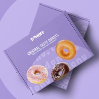 Boîte de courrier en carton ondulé pour vêtements violet, Logo imprimé, bon marché, emballage plat
