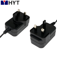 Adaptor Daya AC DC 36W Bersertifikasi FCC CE RoHS untuk Peralatan Rumah Tangga dengan Output Stabil