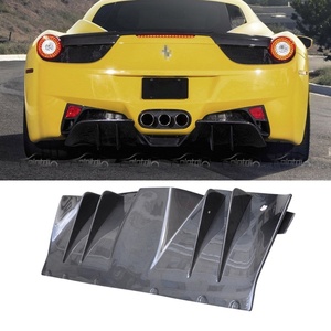 Difusor Trasero de Fibra de Carbono Estilo VORSTEINER, Alerón para Parachoques Trasero para Ferrari 458 - Product Image 1