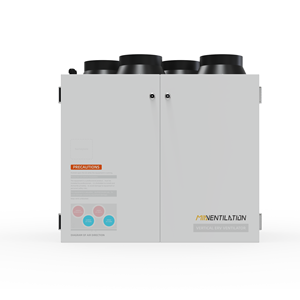 Système de ventilation mécanique verticale domestique Mia 500m³/h, design fin, récupération de chaleur ERV HRV, <span class=keywords><strong>prix</strong></span> - Product Image 2