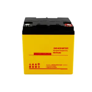 Ups portatile ricaricabile allagato sigillato batteria di accumulo solare al piombo 12V 28ah 100ah carrello elevatore elettrico batterie Auto Pack