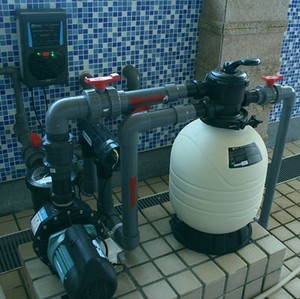 Bộ Lọc Cát Bể Bơi Bằng <span class=keywords><strong>S</strong></span>ợi Thủy Tinh Gắn Trên Cùng Với Van - Product Image 2