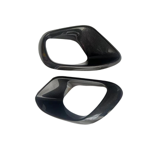 Cubierta de ventilación de aire W206 C200L de fibra de carbono de alto rendimiento <span class=keywords><strong>2022</strong></span> + para Mercedes Benz Clase C W206 C200L Marco de lámpara antiniebla de ventilación de aire delantera - Product Image 2