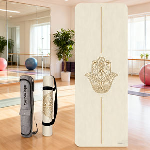 Tapis de yoga professionnel en PU résistant à la sueur, adapté aux débutants et aux utilisateurs avancés, absorbant les chocs pour protéger les articulations - Product Image 1