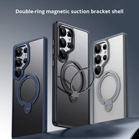 Nouvelle Coque Pliable de Luxe Tendance à Rotation 360° Antichoc Magnétique en TPU+PC Personnalisable