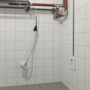 Chauffe-eau électrique à immersion Volteck CAGU-10 2000W, capacité de 38L, chauffage rapide, boîtier métallique, modèle sans réservoir pour usage domestique - Product Image 2