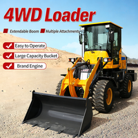 Traktor 25HP dengan kemampuan mengangkat beban, Traktor Mini, Wheel Loader, Front End Loader untuk penanganan beban sedang