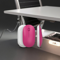 OEM ODM USB 2.4Ghz Mouse Gaming Nirkabel Isi Ulang dengan Lampu LED Ergonomis 1200 DPI Pelacakan Optik Orientasi Tangan Kanan Stok Tersedia