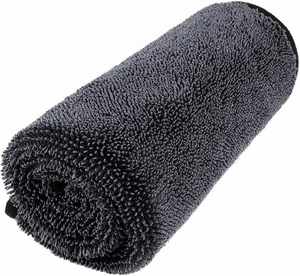 Serviette de séchage de haute qualité pour voiture, serviette de nettoyage de voiture, serviette de séchage de voiture en microfibre à boucles torsadées avec logo personnalisé - Product Image 4