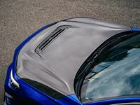 Capot en fibre de carbone véritable ventilé style TR pour Honda Civic 11e génération FE1 FE2 FL1 FL4, installation par visage.