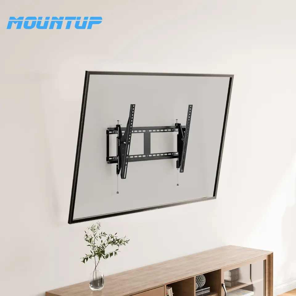 MOUNTUP 37''-82'' TV Wall Mount Tilting TV Bracket Hold Up to 54.5kg/120lbs