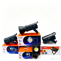 Lumière vidéo LED haute puissance COB, lumière continue pour studio photo avec monture Bowens, réflecteur pour portrait et diffusion en direct