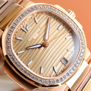 Montre de luxe pour homme Patek Philippe, mouvement de précision, bracelet en acier inoxydable, cadeau d'affaires, bracelet en cuir de qualité supérieure, cadran en verre. - Product Image 6