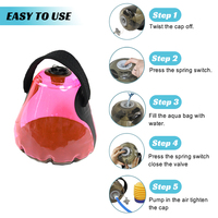 Portable Voyage Entraînement Fitness Poids Libres Réglable PVC Doux Rempli D'eau Kettlebell