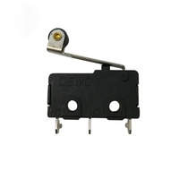 Fabricant de micro interrupteurs SS 5A SPDT 3 broches avec différents leviers de forme mini micro interrupteur