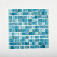 Centurymosaic - Prix de gros - Mosaïque de verre vert pour piscine - Mosaïque pour sol et murs de piscine intérieure et extérieure - Mosaïque pour piscine sur mesure