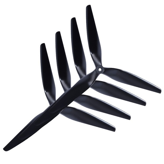 Original HQProp Macro 10X5X3 10 Inch Tri-Blade Carbon Reinforced Nylon Propeller for X-Class Cinelifter FPV Drone