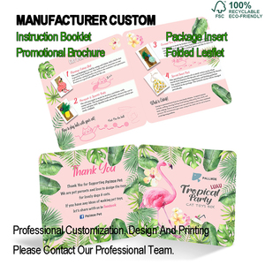 Usine en gros prix personnalisé <span class=keywords><strong>A3</strong></span> A4 A5 taille publicité promotionnelle couleur plié prospectus brochure dépliant impression - Product Image 3