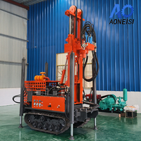 Foreuse hydraulique sur chenilles diesel pour puits profonds et applications géologiques, profondeur 260 m